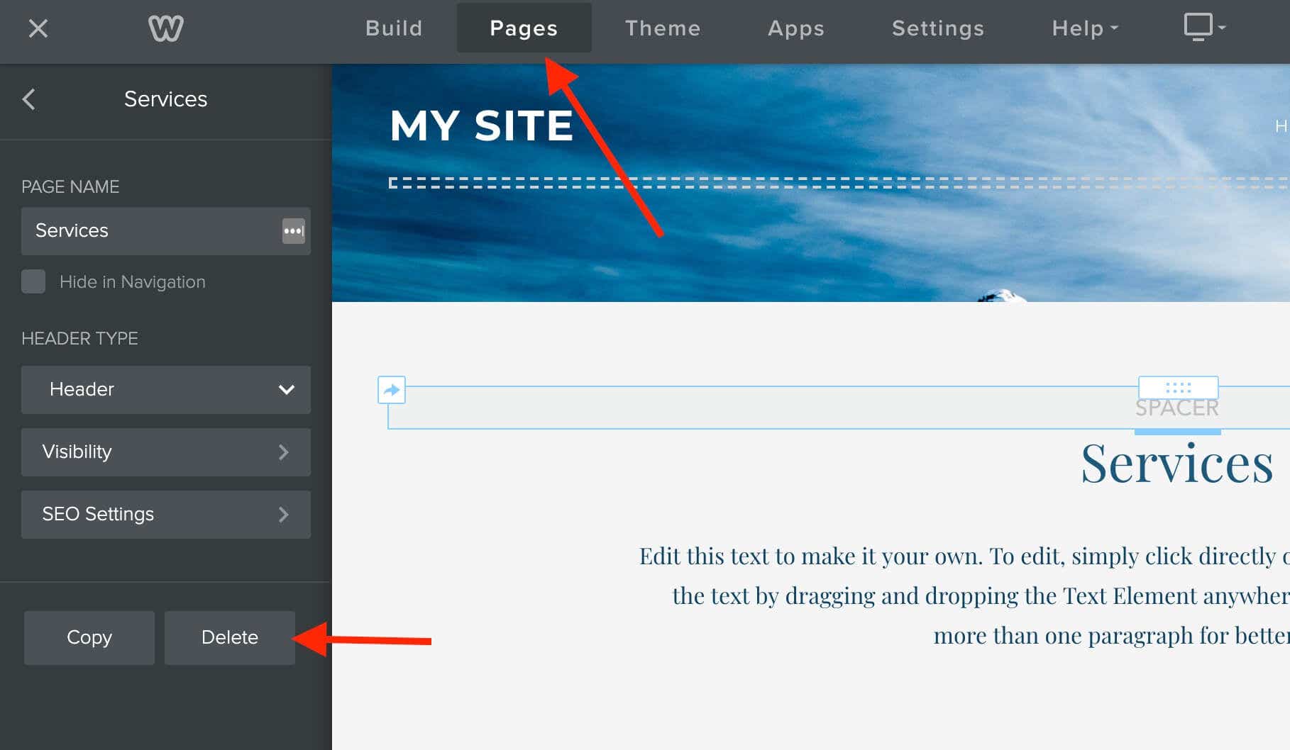 how to build a church website with weebly