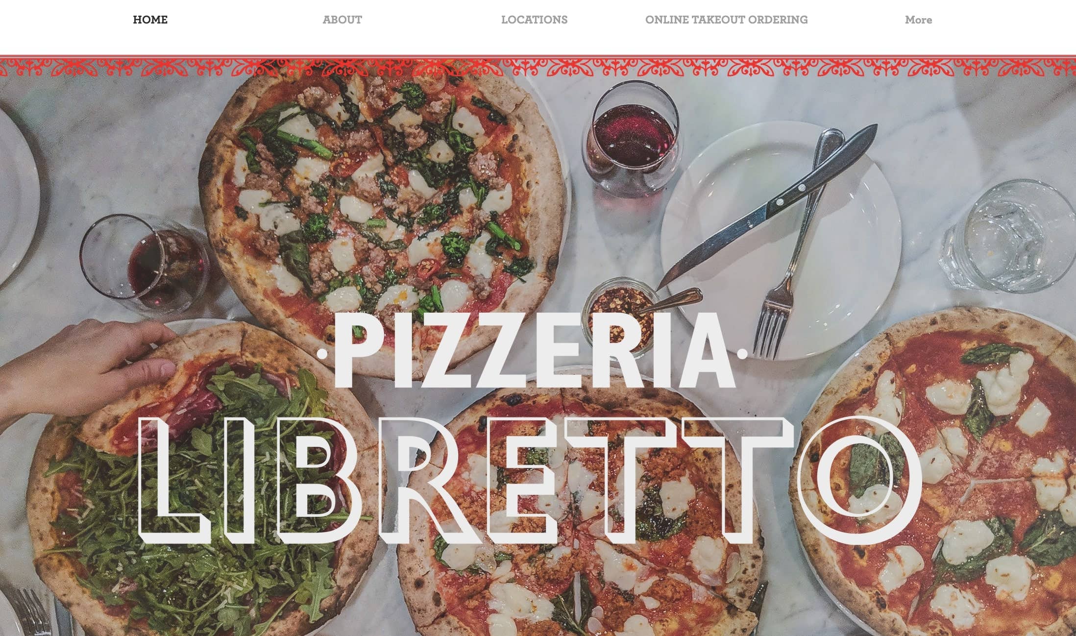best small business websites pizzeria libretto