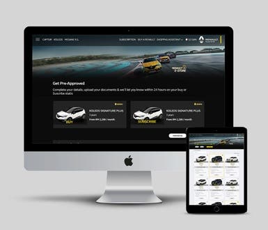 Renault Website Design