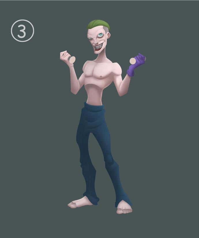 How To Draw A Cartoon Character Using Adobe Photoshop CS6: Joker Cartoon - Image 2