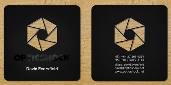 Icon design for modern business card